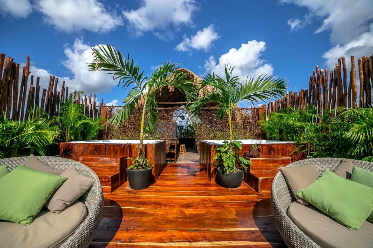 Grand Balam Plaza Aparthotel Tulum Bagian luar foto